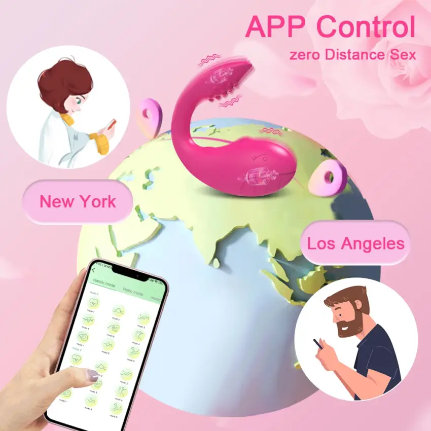 APP Remote Control Vibrator Egg for Women Clitoris Stimulator G Spot Dildo Female Wearable Panties Vibrating Adults Sex Toys - 图片 4